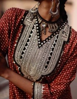 Parcha Maroon Kaftaan Dress 12 Parcha Maroon Kaftaan Dress -Ethereal Styles av239r5