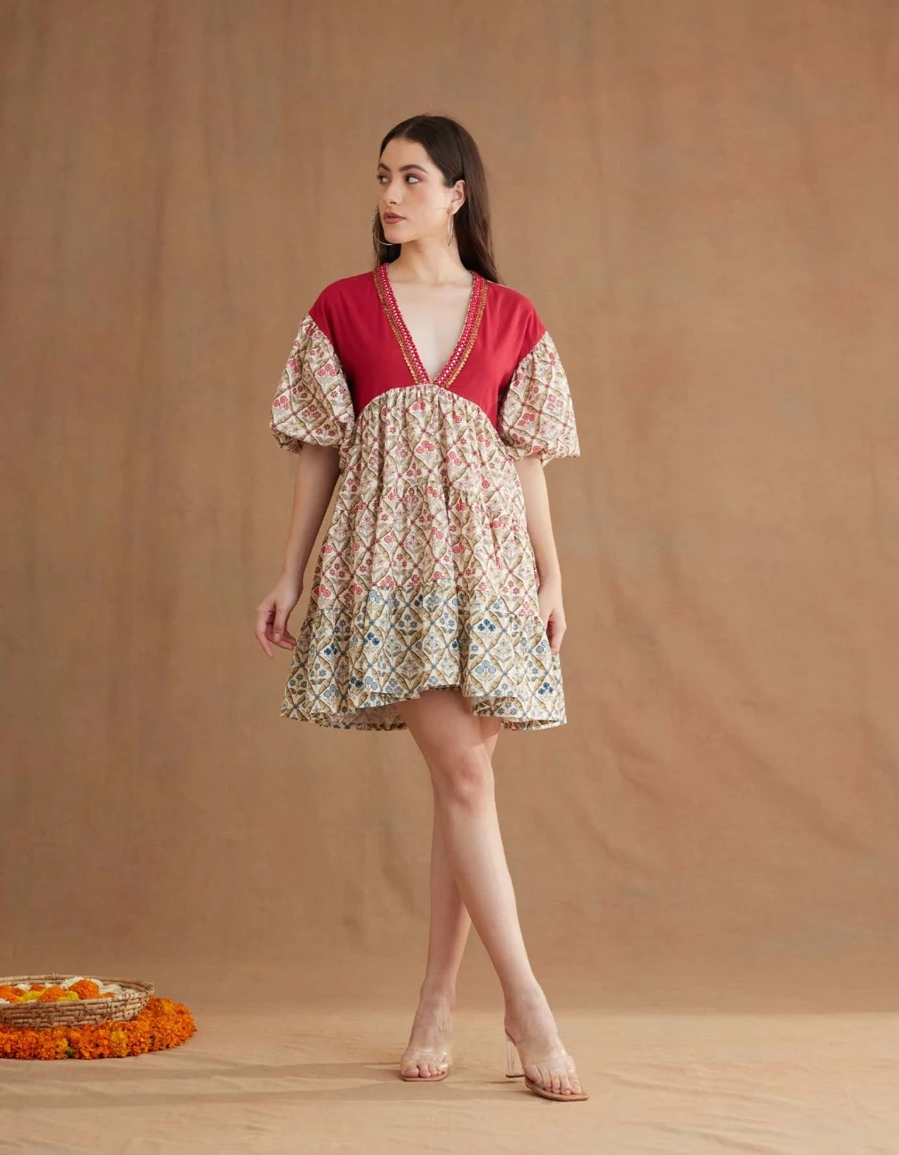 Bespoke Hand Embroidered Tier Dress 5 Bespoke Hand Embroidered Tier Dress - Image 3