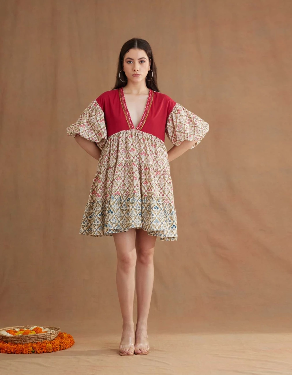 Bespoke Hand Embroidered Tier Dress 6 Bespoke Hand Embroidered Tier Dress - Image 4