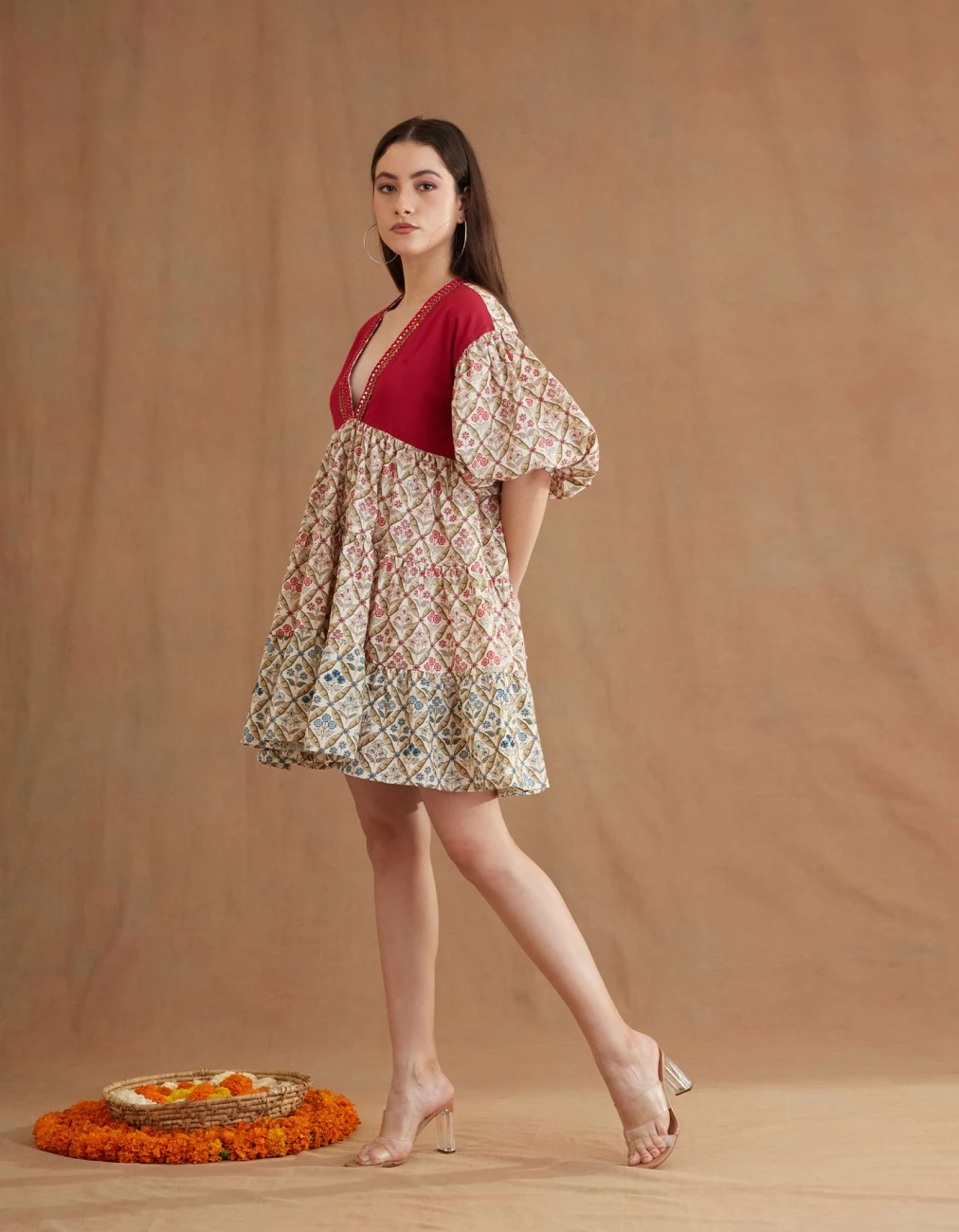 Bespoke Hand Embroidered Tier Dress 8 Bespoke Hand Embroidered Tier Dress - Image 6