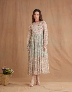 Bespoke Tier Midi Dress