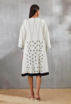 Off White Blossom Dress -Ethereal Styles b 15028