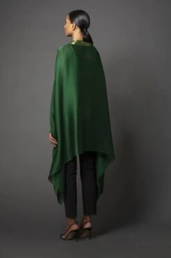 Emerald AA Metallic Draped Dress -Ethereal Styles b 33455