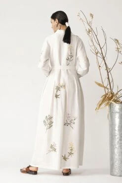 Oak Collared Twig Embroidered Dress 17 Oak Collared Twig Embroidered Dress -Ethereal Styles b 40876