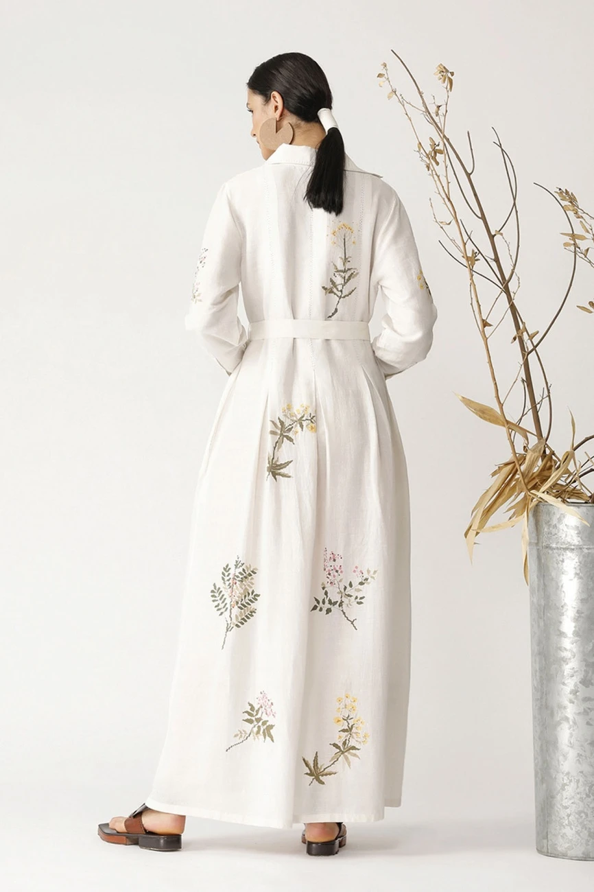 Oak Collared Twig Embroidered Dress 10 Oak Collared Twig Embroidered Dress - Image 8