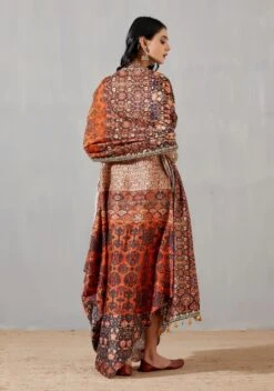 Noor Cowl Dress With A Dupatta -Ethereal Styles b 60047