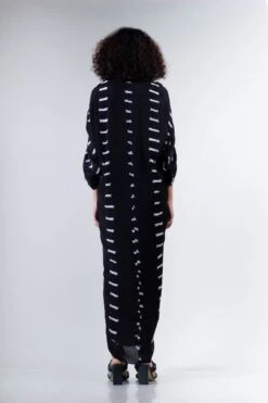 Black Raindrop Knotted Kk Dress -Ethereal Styles b 66611