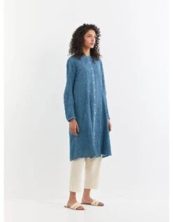 Turquoise Bandhani Dress -Ethereal Styles berrykkcaobd117l2