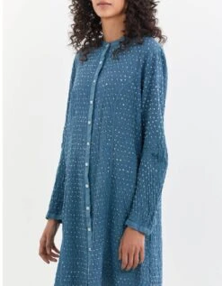 Turquoise Bandhani Dress -Ethereal Styles berrykkcaobd117l4