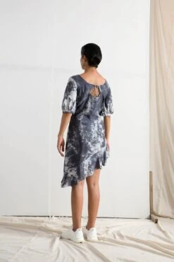 Light Grey & Black Olivia Dress -Ethereal Styles bw261 b