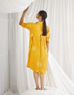 Bandhani Overlap Dress -Ethereal Styles ct523sfbb