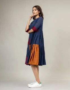 Seville Panelled Dress -Ethereal Styles dl23dr009u3