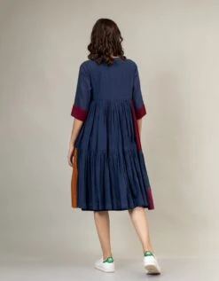 Seville Panelled Dress -Ethereal Styles dl23dr009ub