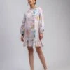 Multicolor Eva Printed Dress -Ethereal Styles dlue23dr0081