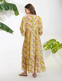 Multi Summer Print Maxi Dress -Ethereal Styles dmrk21184 b