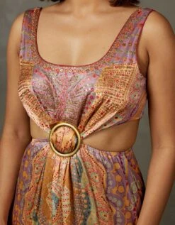 Mauve & Multi Petunia Embroidered Dress -Ethereal Styles drssst02atq600750cmauvemulti4