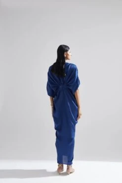 Blue Echo Iris Draped Dress 11 Blue Echo Iris Draped Dress -Ethereal Styles ess00013b