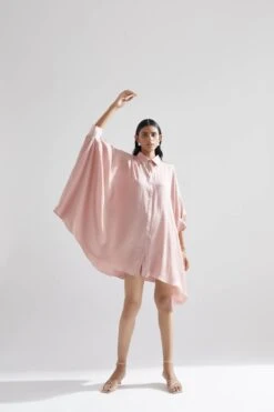 Pink Echo Lotus Dress -Ethereal Styles ess000142