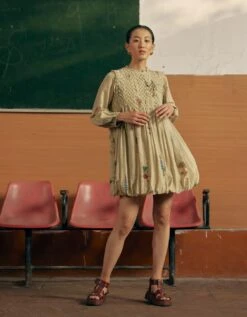 Botanical Ivory Amelia Dress 8 Botanical Ivory Amelia Dress -Ethereal Styles f22adbivr2