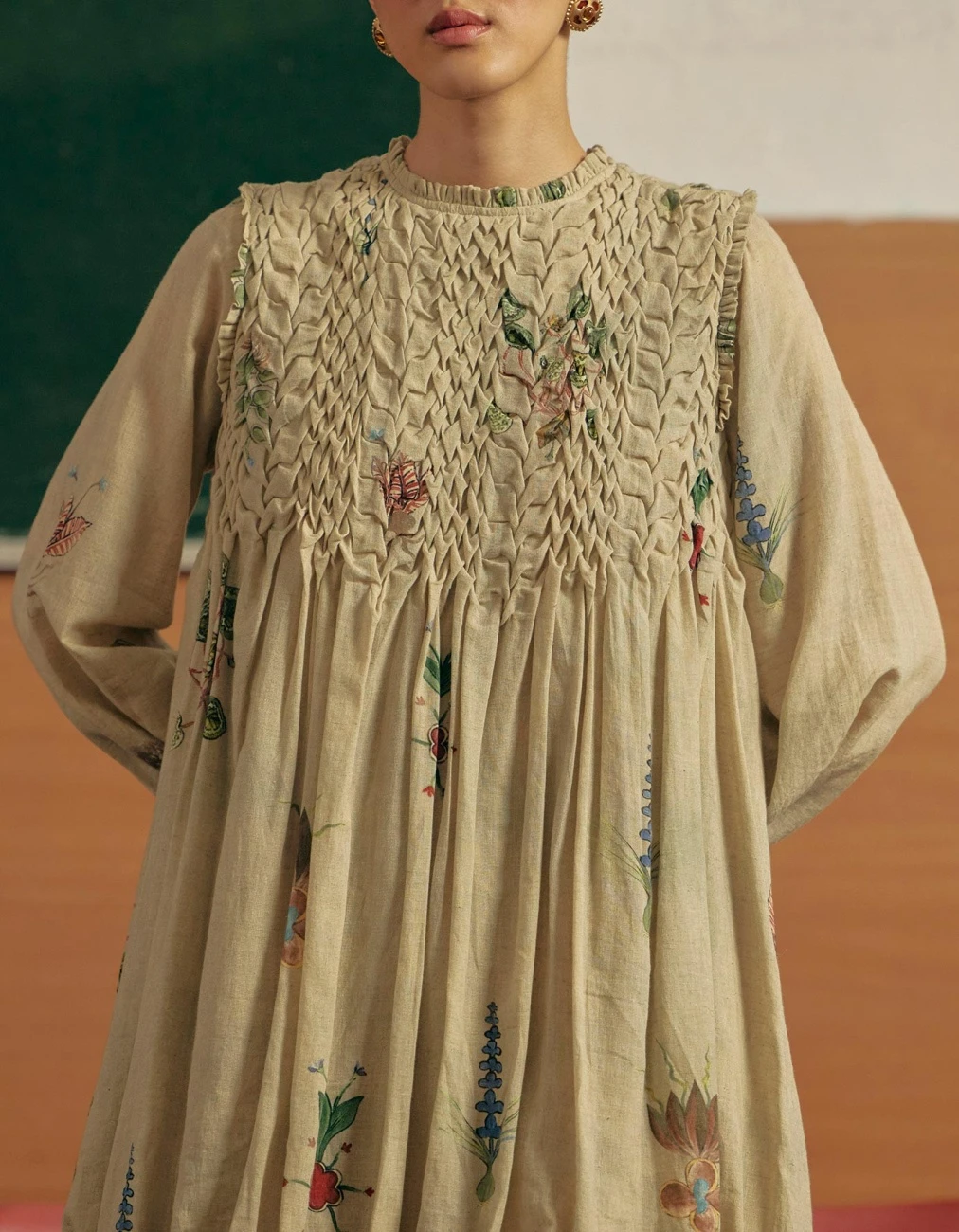 Botanical Ivory Amelia Dress 5 Botanical Ivory Amelia Dress - Image 3