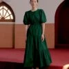 Emerald Green Audrey Dress -Ethereal Styles f22ademr1