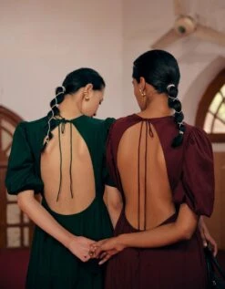 Emerald Green Audrey Dress -Ethereal Styles f22ademrb