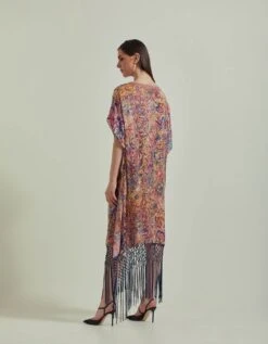 Floral Printed Kaftan Dress -Ethereal Styles fw23141b