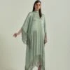 Green Kaftan Dress 1 Green Kaftan Dress -Ethereal Styles fw231961