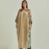 Printed Long Kaftan Dress -Ethereal Styles fw231971