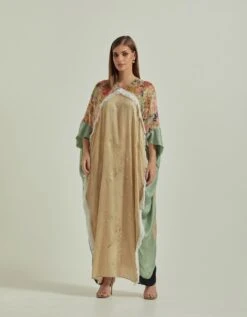 Printed Long Kaftan Dress