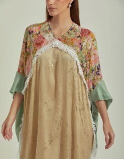 Printed Long Kaftan Dress -Ethereal Styles fw231974