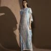 Psychedalic Geommetric Patterned Draped Dress -Ethereal Styles hdr061 1