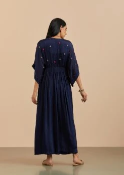 Garland Embroidered Tie Up Dress -Ethereal Styles hfcrm017b