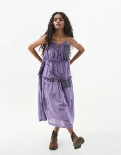 Bright Lilac Midi Dress