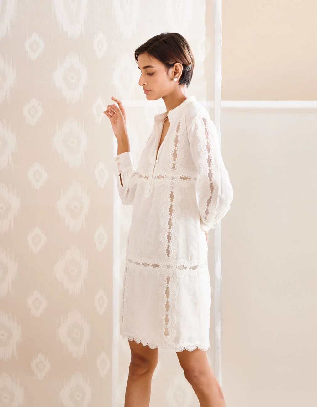 Isa Ivory Tunic Dress 4 Isa Ivory Tunic Dress - Image 2