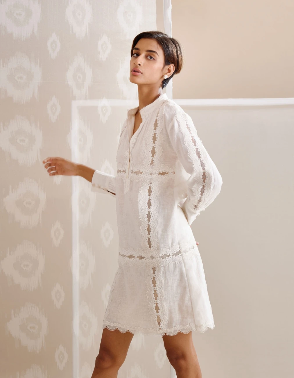 Isa Ivory Tunic Dress 5 Isa Ivory Tunic Dress - Image 3