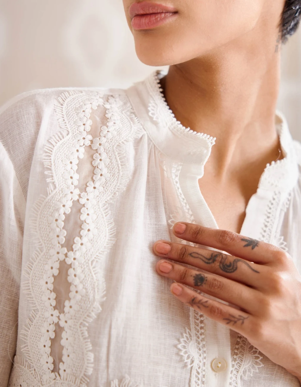 Isa Ivory Tunic Dress 7 Isa Ivory Tunic Dress - Image 5