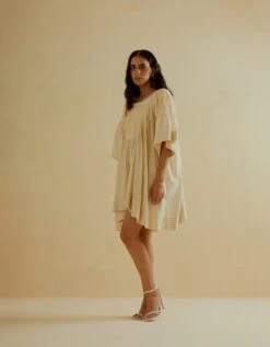 Aksa Dori Dress In Nude -Ethereal Styles itu10nude3