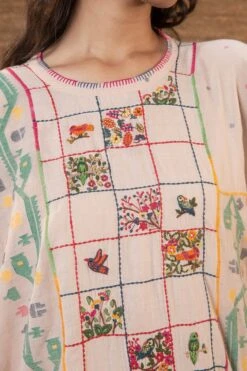 Pink Paakhi Kimono Dress -Ethereal Styles j2209d2