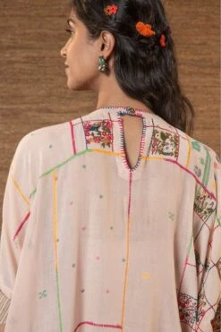 Pink Paakhi Kimono Dress -Ethereal Styles j2209d5