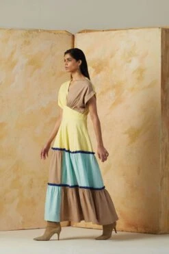 Multi Color Hazel Dress -Ethereal Styles kanap22s05 2