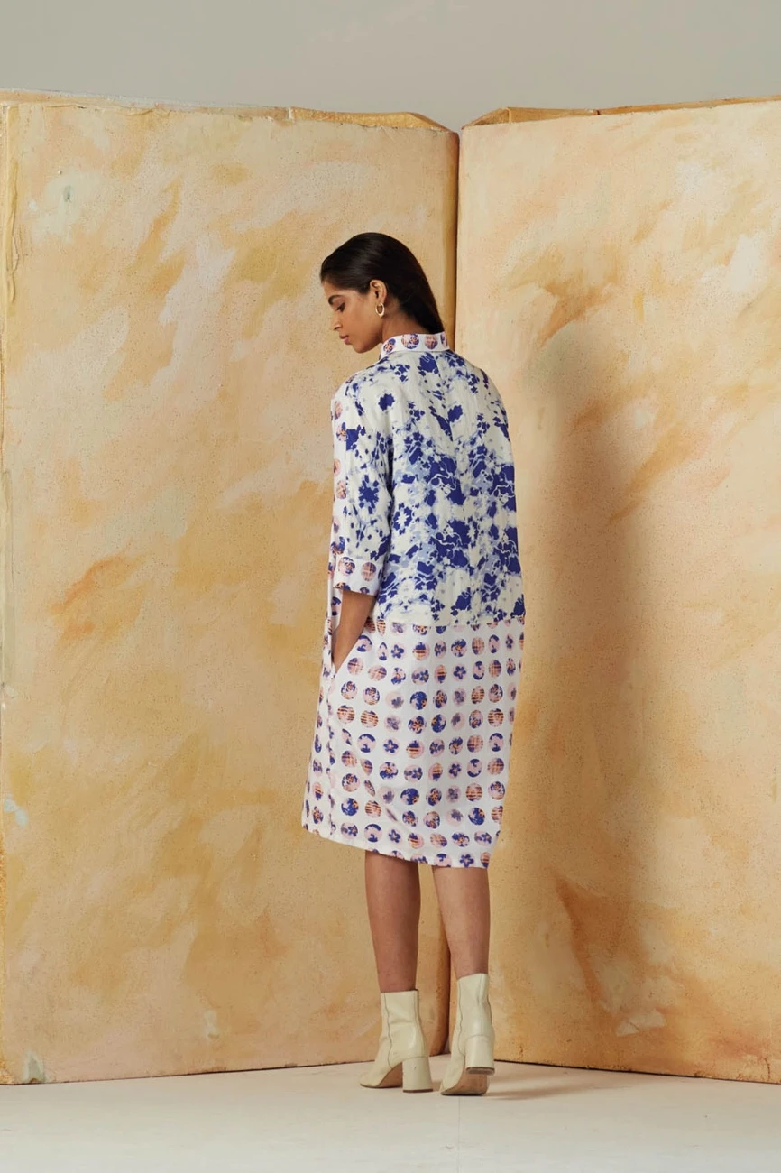 White Erin Shirt Dress 6 White Erin Shirt Dress - Image 4