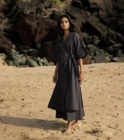 Black Ebony Dress -Ethereal Styles kkspring2221 2