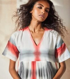 Multi Color Popsicle Maxi Dress -Ethereal Styles kkss220303