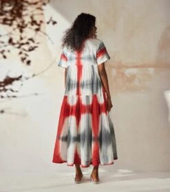 Multi Color Popsicle Maxi Dress -Ethereal Styles kkss22030b