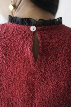 Scrunchy Smock Dress 12 Scrunchy Smock Dress -Ethereal Styles kmdr037scrdrred5