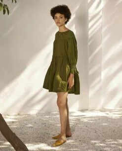 Sap Green Spring Breeze Dress 11 Sap Green Spring Breeze Dress -Ethereal Styles kw7213