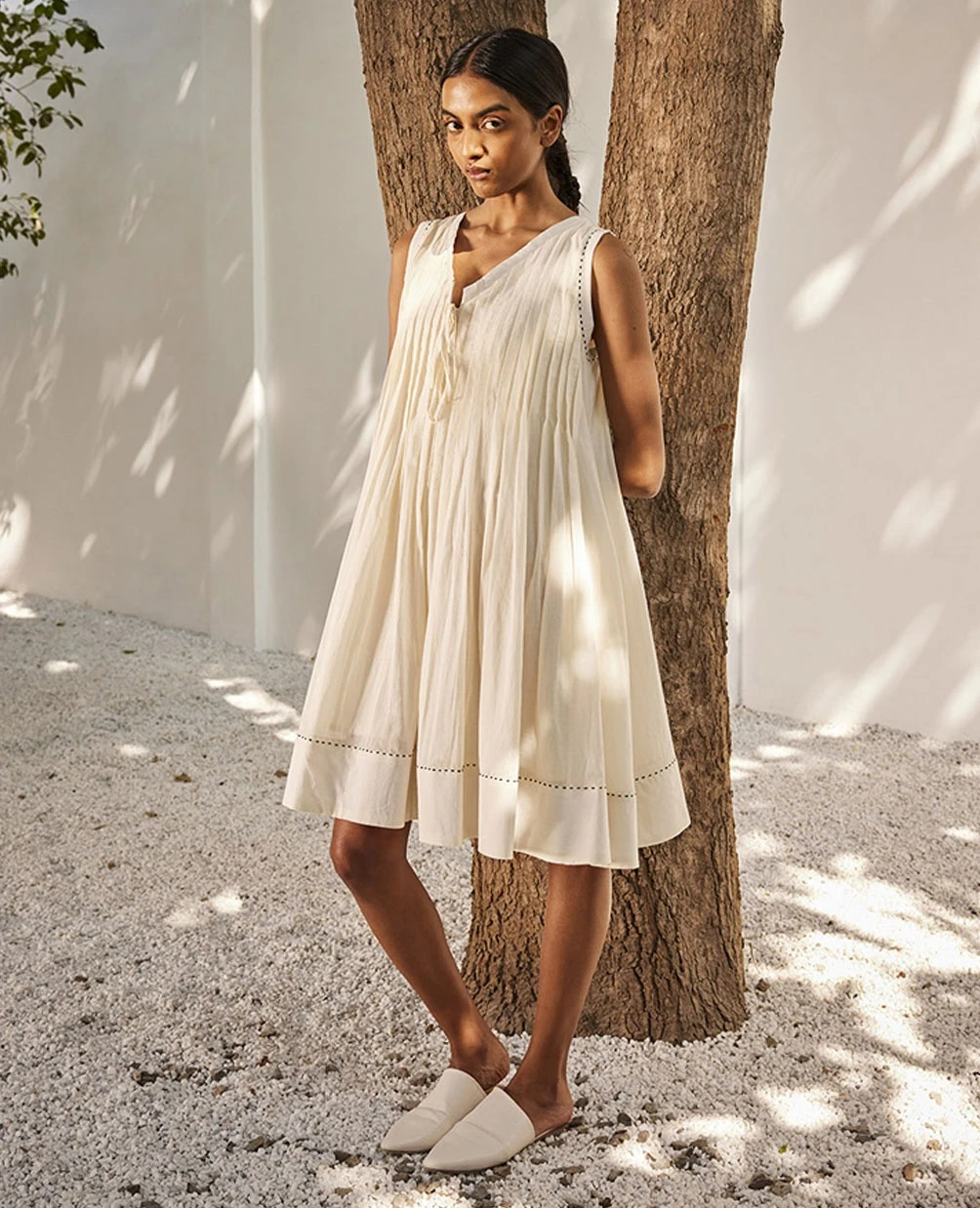 Ecru White Mist Dress 4 Ecru White Mist Dress - Image 2