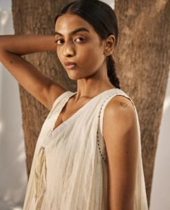 Ecru White Mist Dress 10 Ecru White Mist Dress -Ethereal Styles kw7244