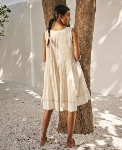 Ecru White Mist Dress 11 Ecru White Mist Dress -Ethereal Styles kw724b
